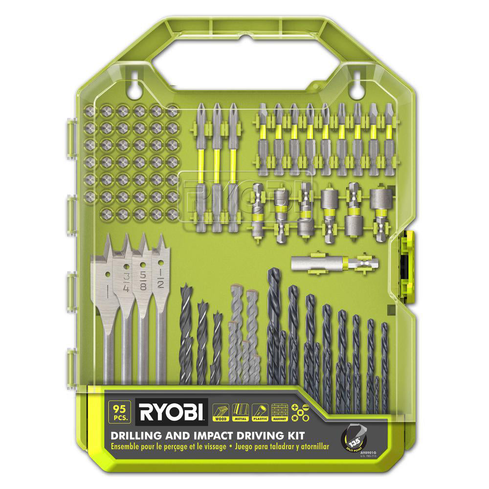 95PC DRILLING/IMPACT DRIVING KIT – RYOBI Tools Canada