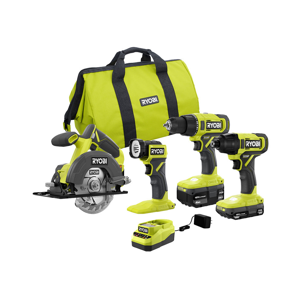 18V ONE+ 4-TOOL COMBO KIT – RYOBI Tools Canada