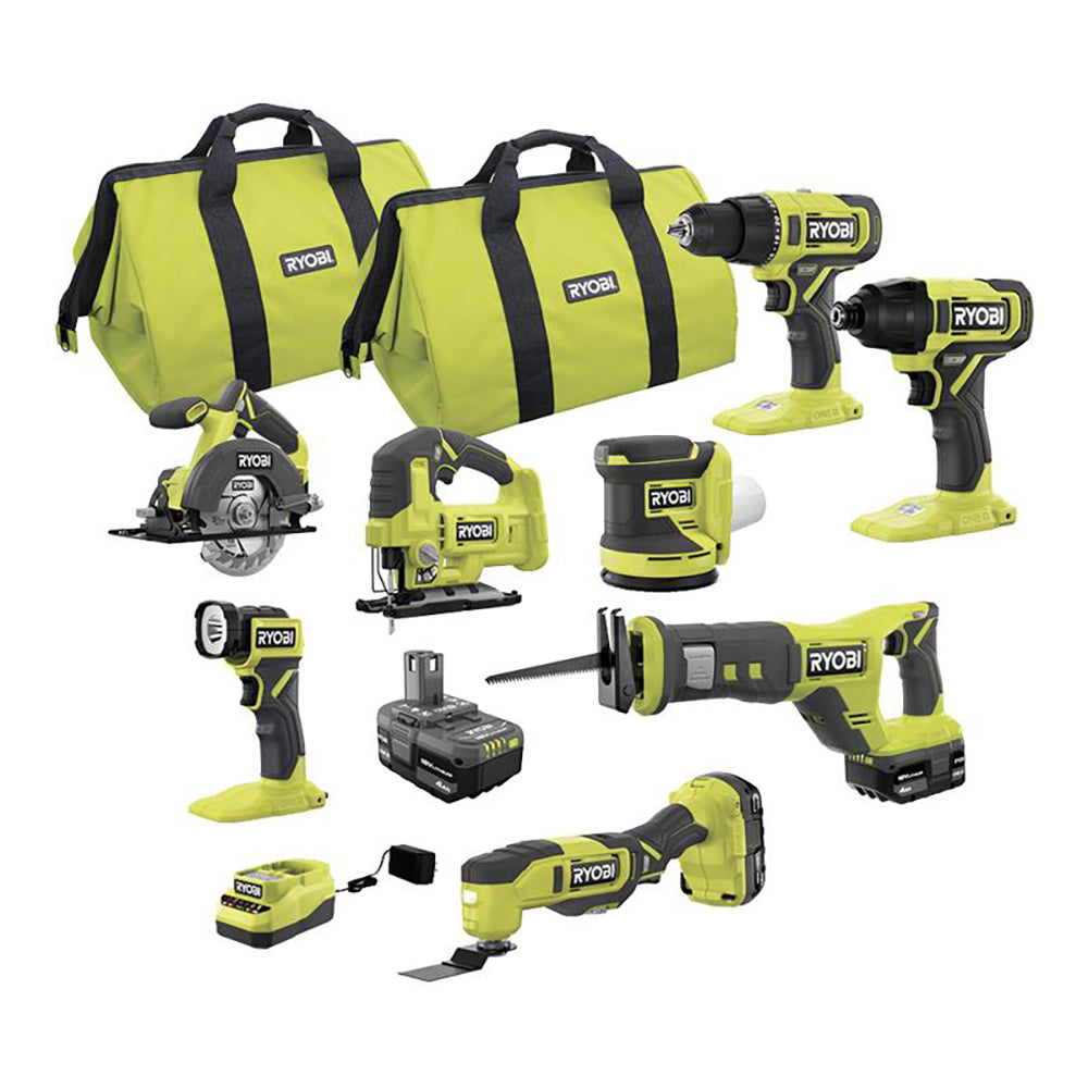 18V ONE+ 8-Tool Combo Kit – RYOBI Tools Canada
