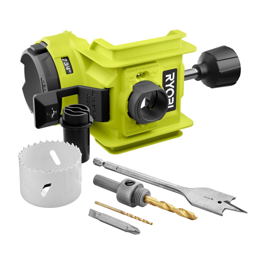 Wood/Metal Door Lock Installation Set – RYOBI Tools Canada