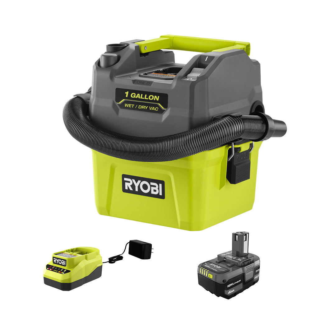 18V ONE+ 1 GALLON WET/DRY VACUUM KIT – RYOBI Tools Canada