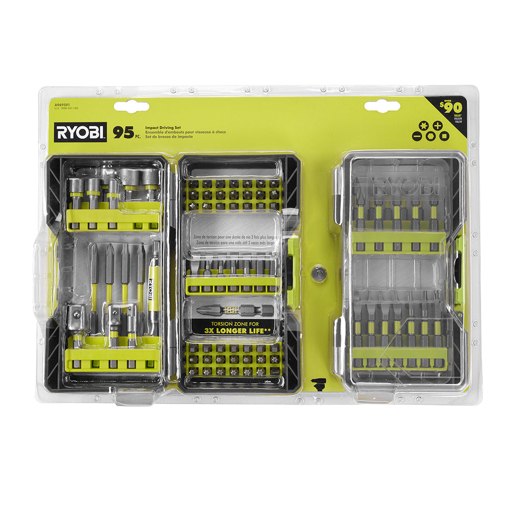 95 PC. Impact Driving Set – RYOBI Tools Canada