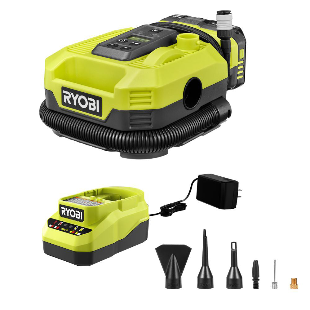 18V ONE+ DUAL FUNCTION DIGITAL INFLATOR/DEFLATOR KIT – RYOBI Tools