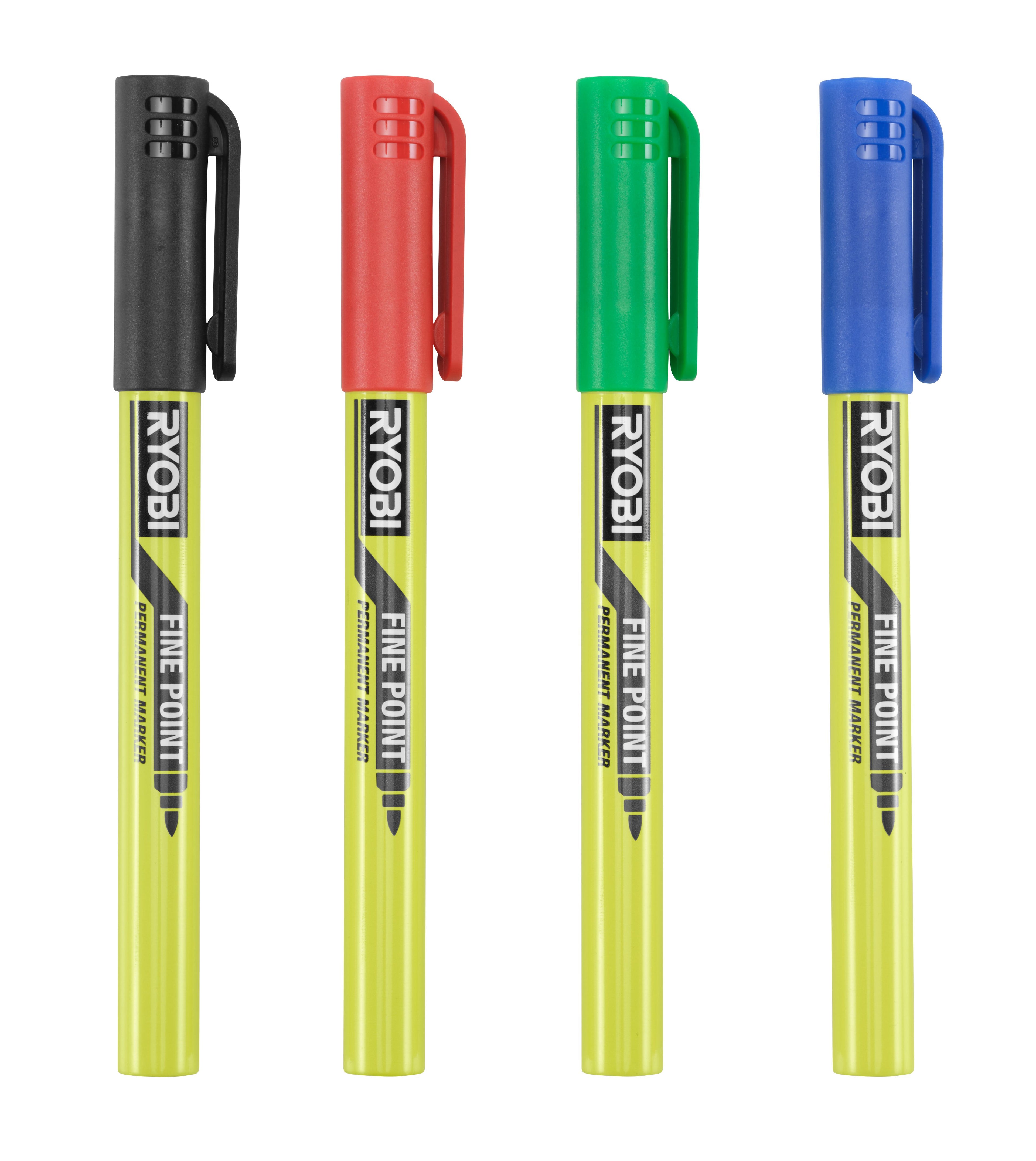 4pc Multi-Colour Permanent Marker