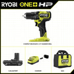 18V ONE+ HP COMPACT BRUSHLESS 1/2" HAMMER DRILL KIT Image 2