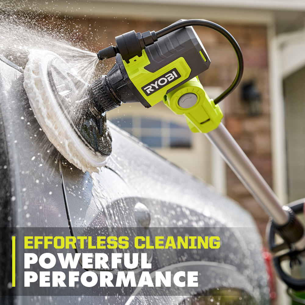 18V ONE+ VORTEX SOAP DISPENSING TELESCOPING SCRUBBER – RYOBI Tools