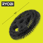 11" VORTEX HARD BRISTLE BRUSH Image 5