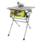 Scie circulaire de table de 10 pouces avec support pliable