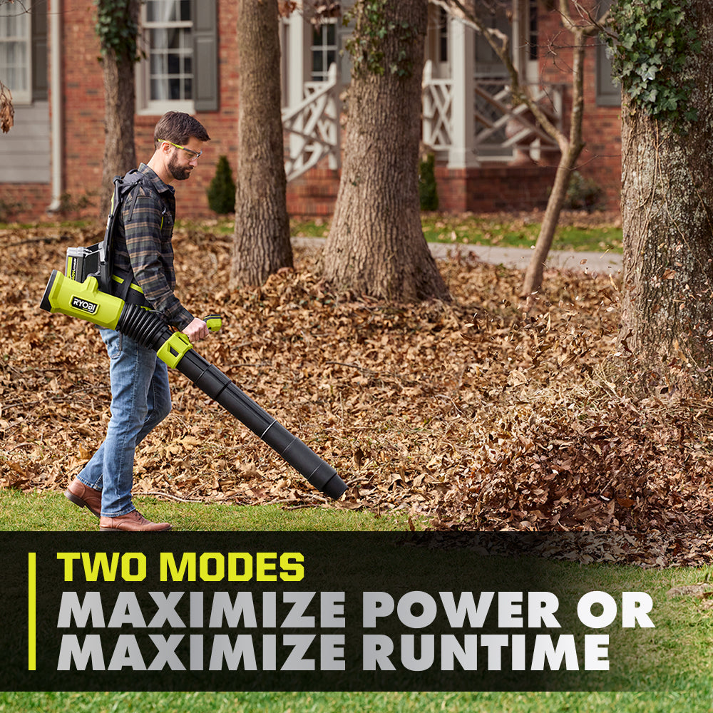 40V HP Brushless 850 CFM WHISPER SERIES Backpack Blower Kit