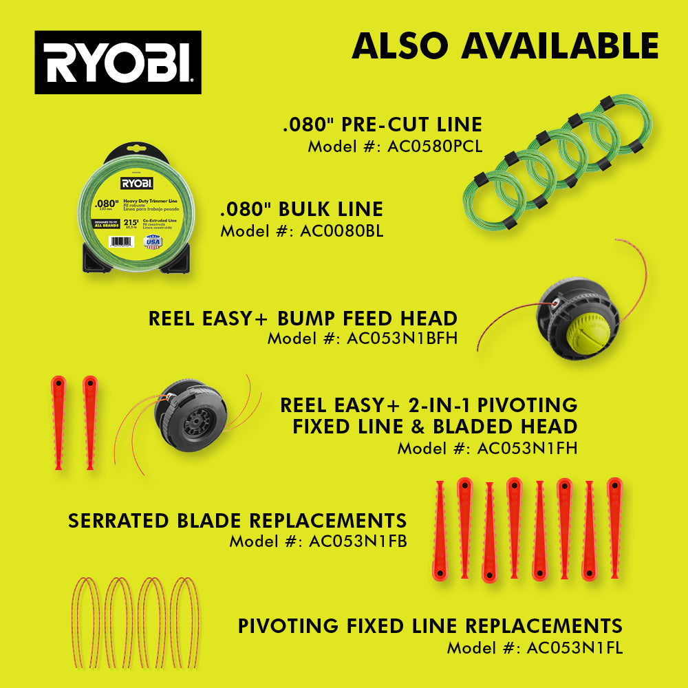 40V 15" Attachment Capable String Trimmer