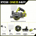 18V ONE+ BRUSHLESS 5" HANDHELD TILE/MASONRY SAW KIT Image 2