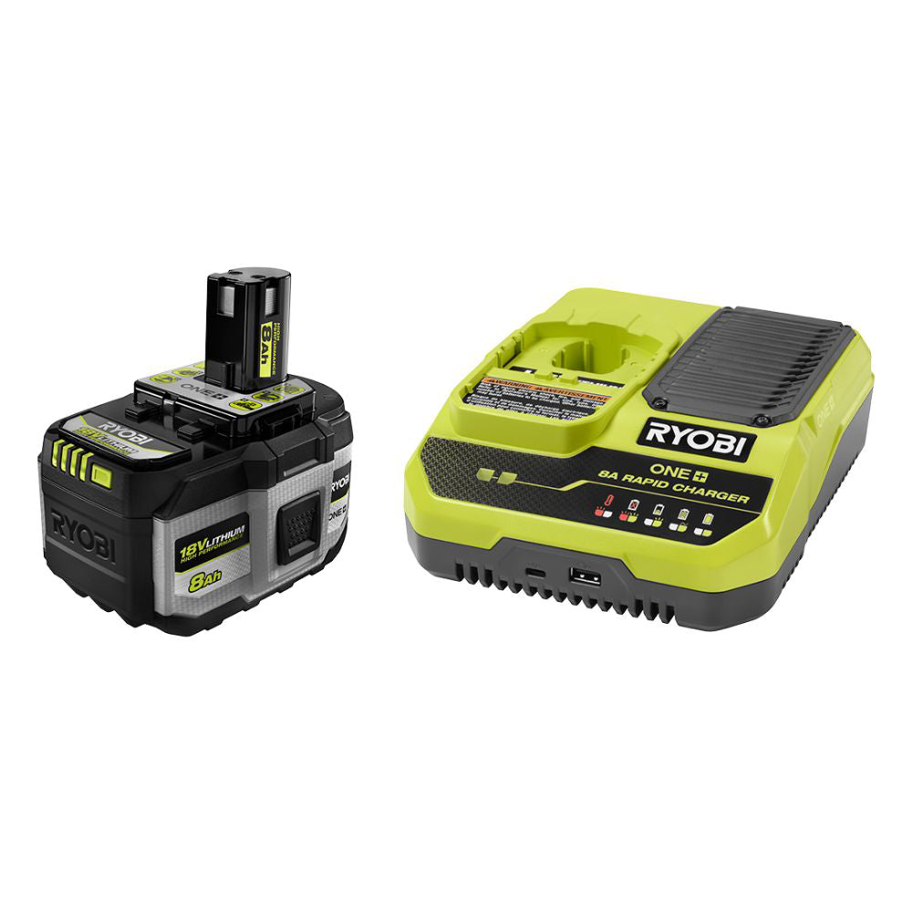 Kit de démarrage haute performance au lithium 18 V ONE+ 8 Ah