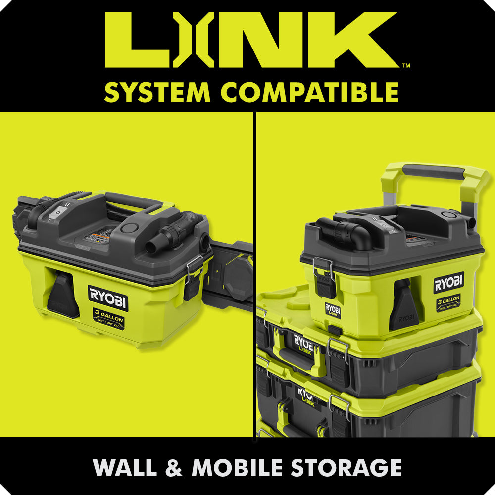 18V ONE+ LINK™ 3 GALLON WET/DRY VACUUM Image 6