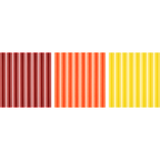 24 PC. FULL SIZE WARM COLOR GLUE STICKS image
