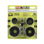 1.18" Carbon Hole Saw Set (5 PC.) Image 2