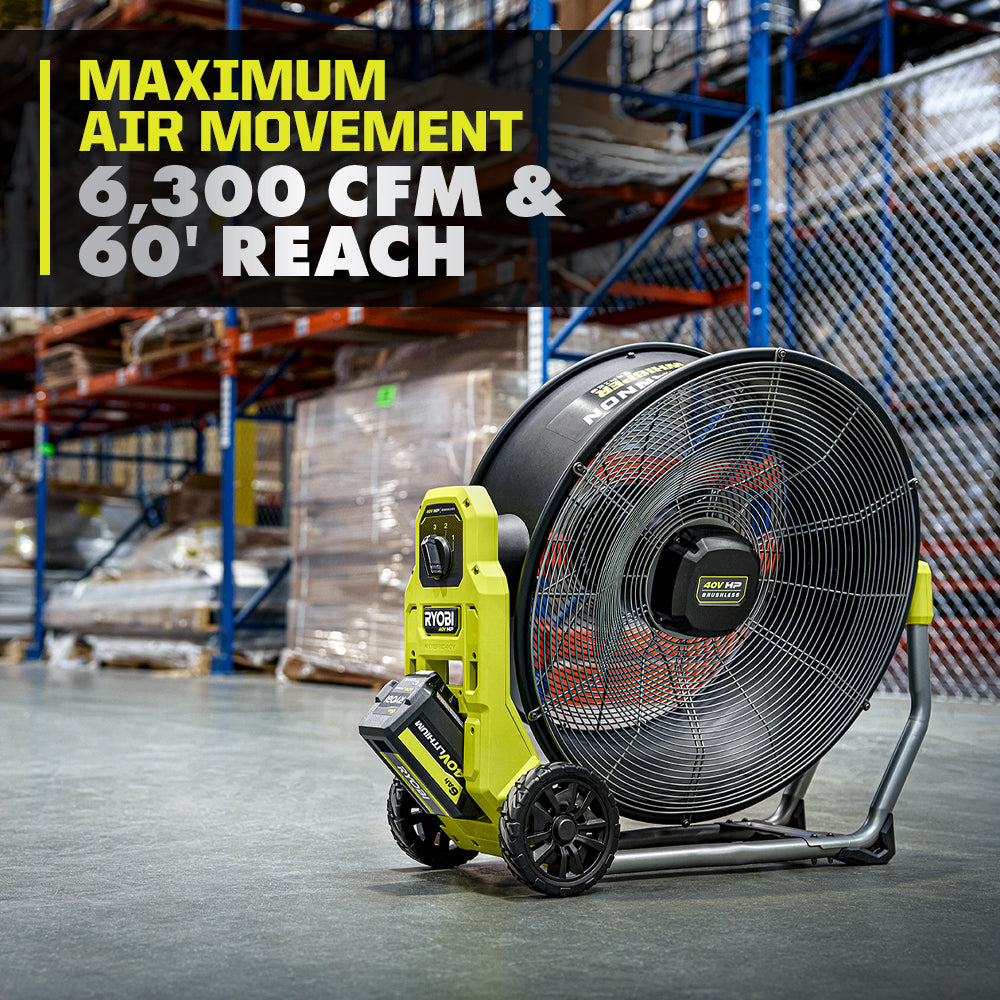 40V HP BRUSHLESS HYBRID WHISPER SERIES 20" AIR CANNON Image 4