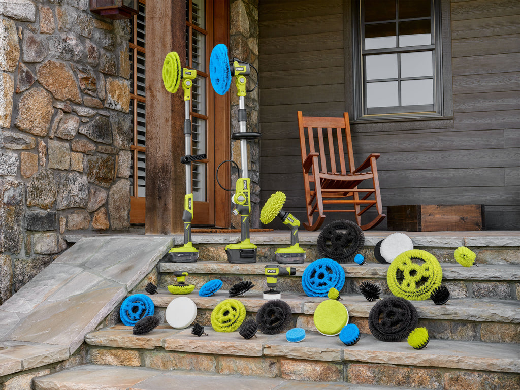 18V ONE+ VORTEX SOAP DISPENSING TELESCOPING SCRUBBER KIT