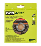 3 PC. 4-1/2" Metal Cutting Wheel Set Image 3