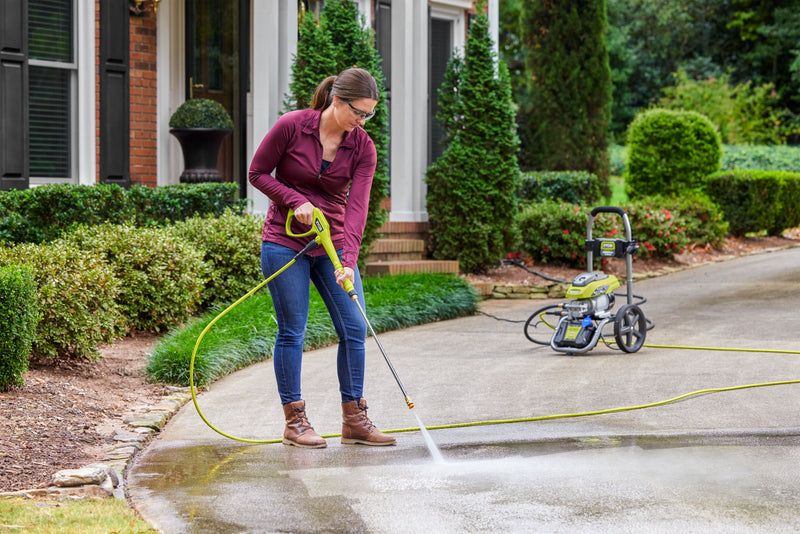 2500 PSI 1.2 GPM for medium duty residential cleaning without the hassle of gas