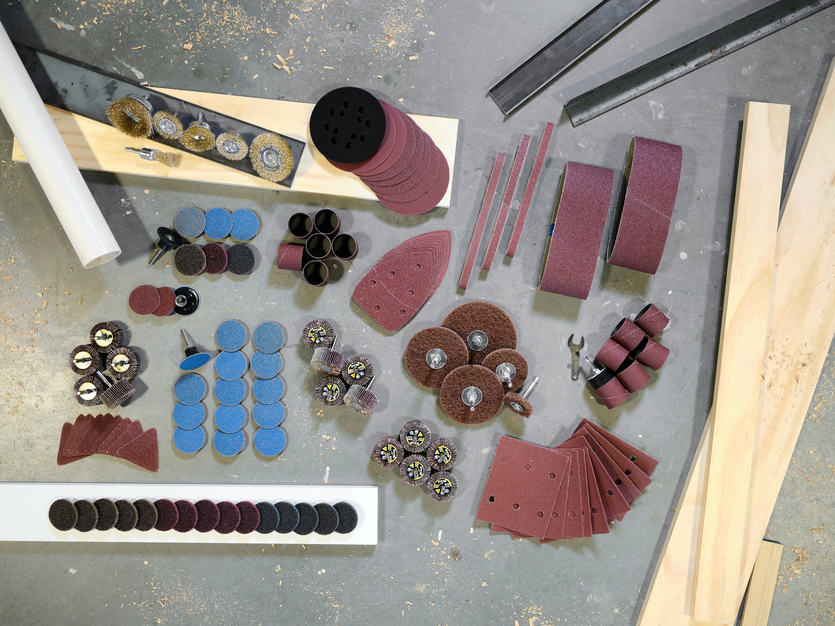 6 PC. Wire Wheel Assortment Set Image 8