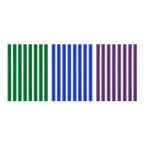 24 mini bâtonnets de colle aux couleurs vives