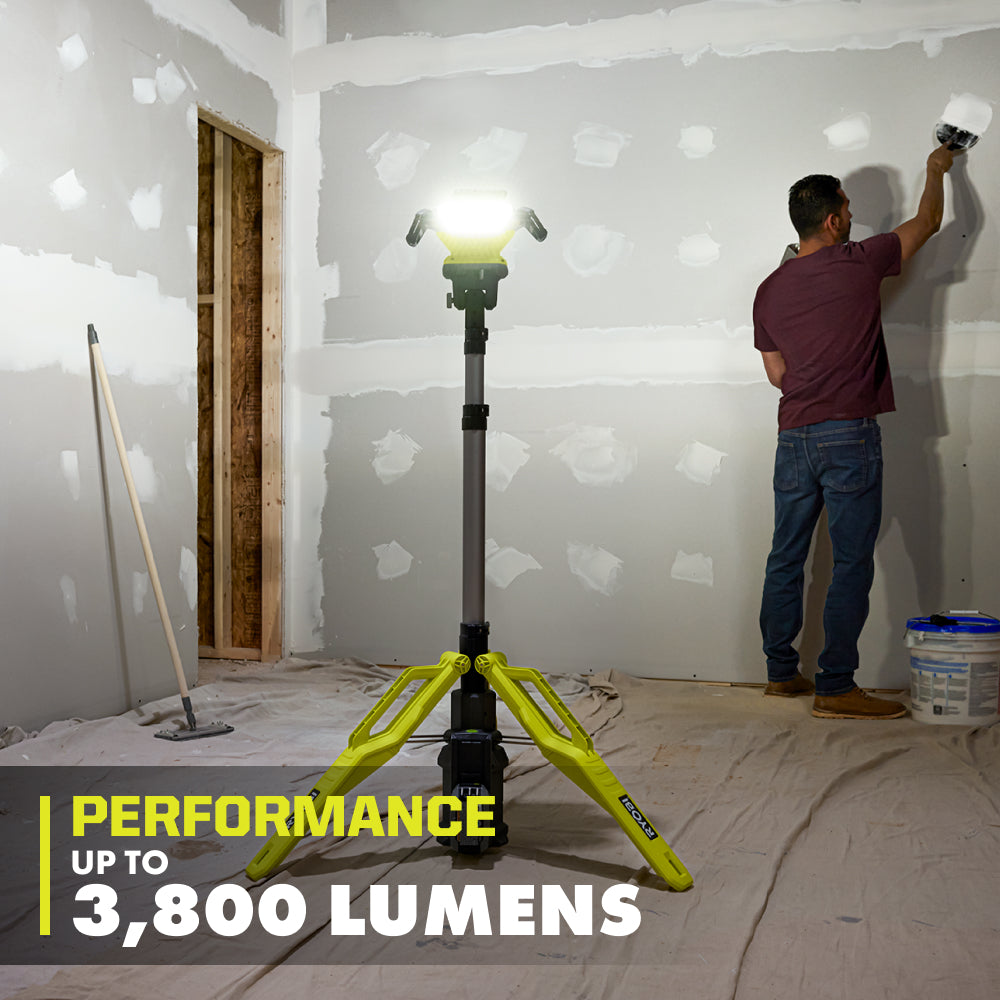 TRIPOWER TRIPOD LED LIGHT – RYOBI Tools Canada