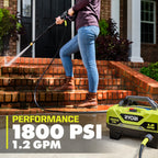 1800 PSI 1.2 GPM Electric Pressure Washer Image 4