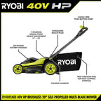 40V HP BRUSHLESS 20" SELF-PROPELLED MULTI-BLADE MOWER KIT