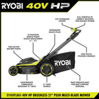 40V HP BRUSHLESS 21" PUSH MULTI-BLADE MOWER KIT
