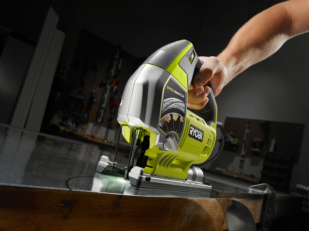 6.1 Amp Variable Speed Jig Saw with SpeedMatch – RYOBI Tools Canada