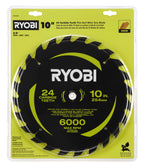 10" 24 CARBIDE TEETH THIN KERF MITER SAW BLADE Image 3