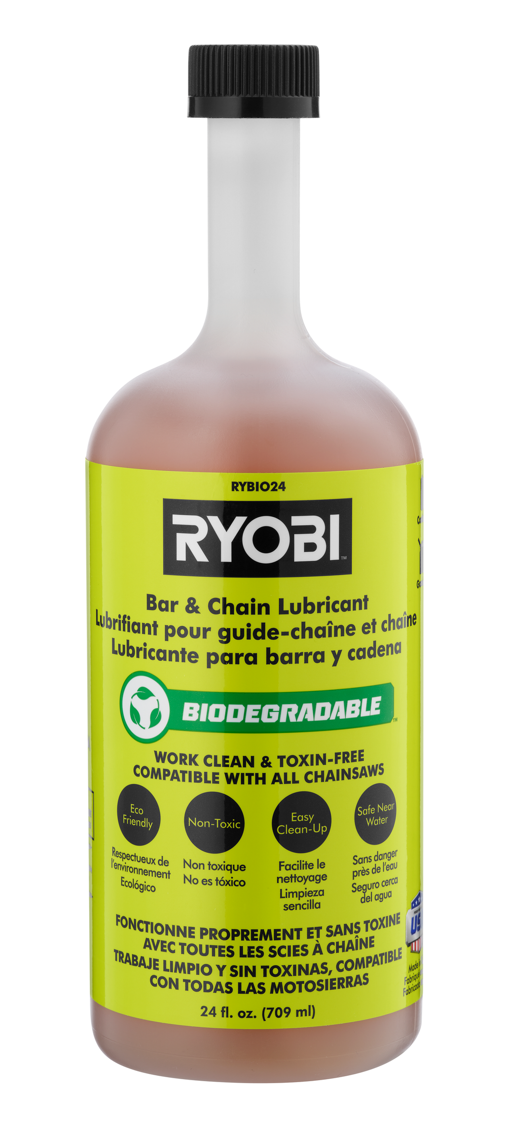 24 OZ. BIODEGRADABLE BAR AND CHAIN OIL image