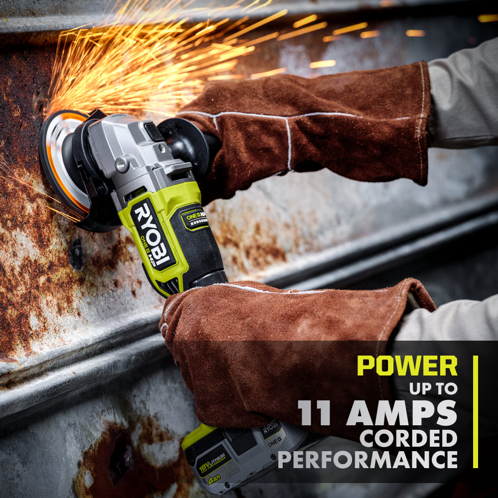 18V ONE+ HP BRUSHLESS 4-1/2" ANGLE GRINDER/CUT-OFF TOOL Image 3