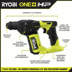 18V ONE+ HP COMPACT BRUSHLESS 5/8" SDS-PLUS ROTARY HAMMER KIT Image 3