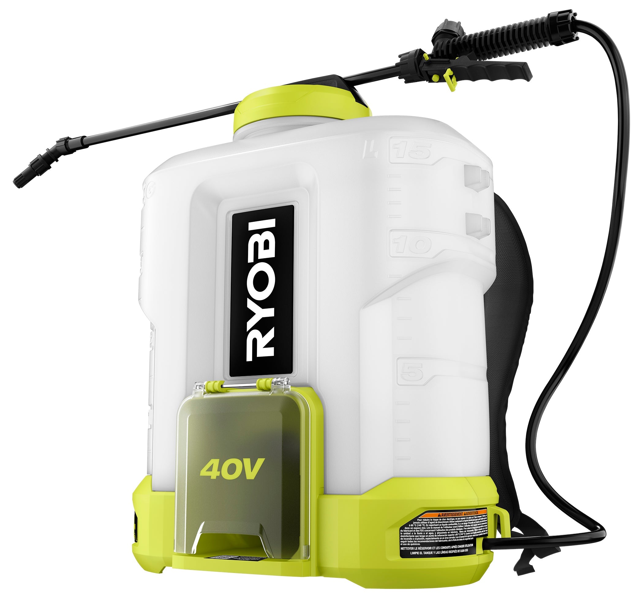 40V 4 GALLON BACKPACK CHEMICAL SPRAYER – RYOBI Tools Canada