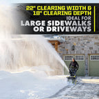 40V HP BRUSHLESS WHISPER SERIES 22" TWO-STAGE SNOW BLOWER KIT Image 10