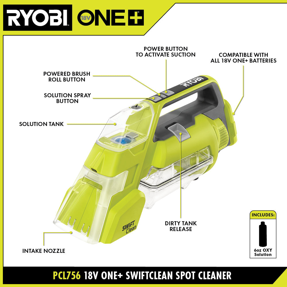 洋楽 G-Rap Sir Swift Makin' It Wet Splash 1 18V ONE+ SWIFTCLEAN SPOT CLEANER – RYOBI Tools Canada
