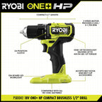 18V ONE+ HP COMPACT BRUSHLESS 1/2" DRILL/DRIVER Image 2