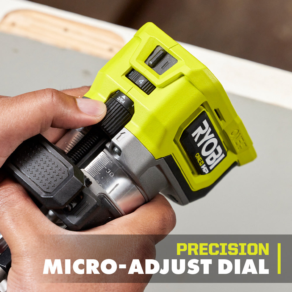 Hp Compact Router 18V ONE+ HP BRUSHLESS COMPACT ROUTER KIT – RYOBI Tools Canada