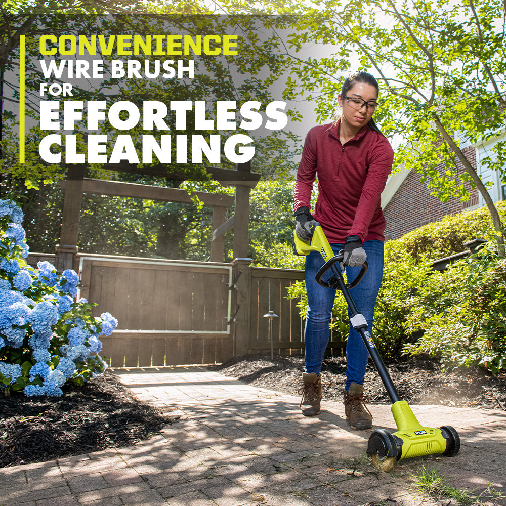 18V ONE+ OUTDOOR PATIO CLEANER - WIRE BRUSH KIT – RYOBI Tools Canada