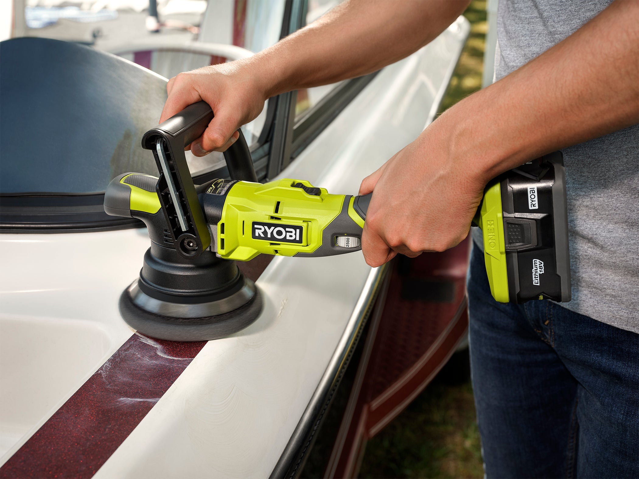 18V ONE+ 5" Variable Speed Dual Action Polisher Image 12