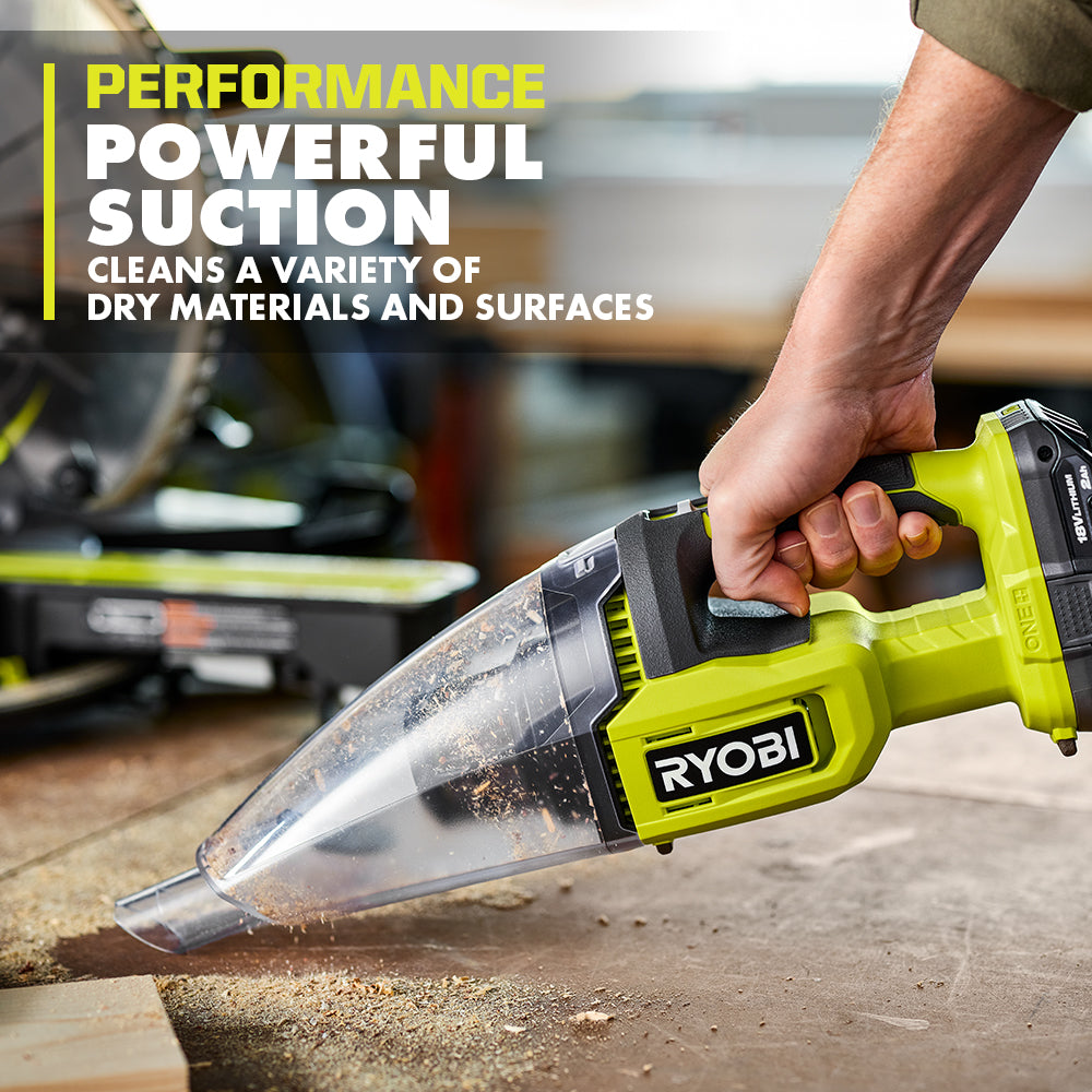 18V ONE+ HAND VACUUM KIT – RYOBI Tools Canada