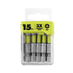 15 PC. 2" Bulk Impact Drive Bit Set