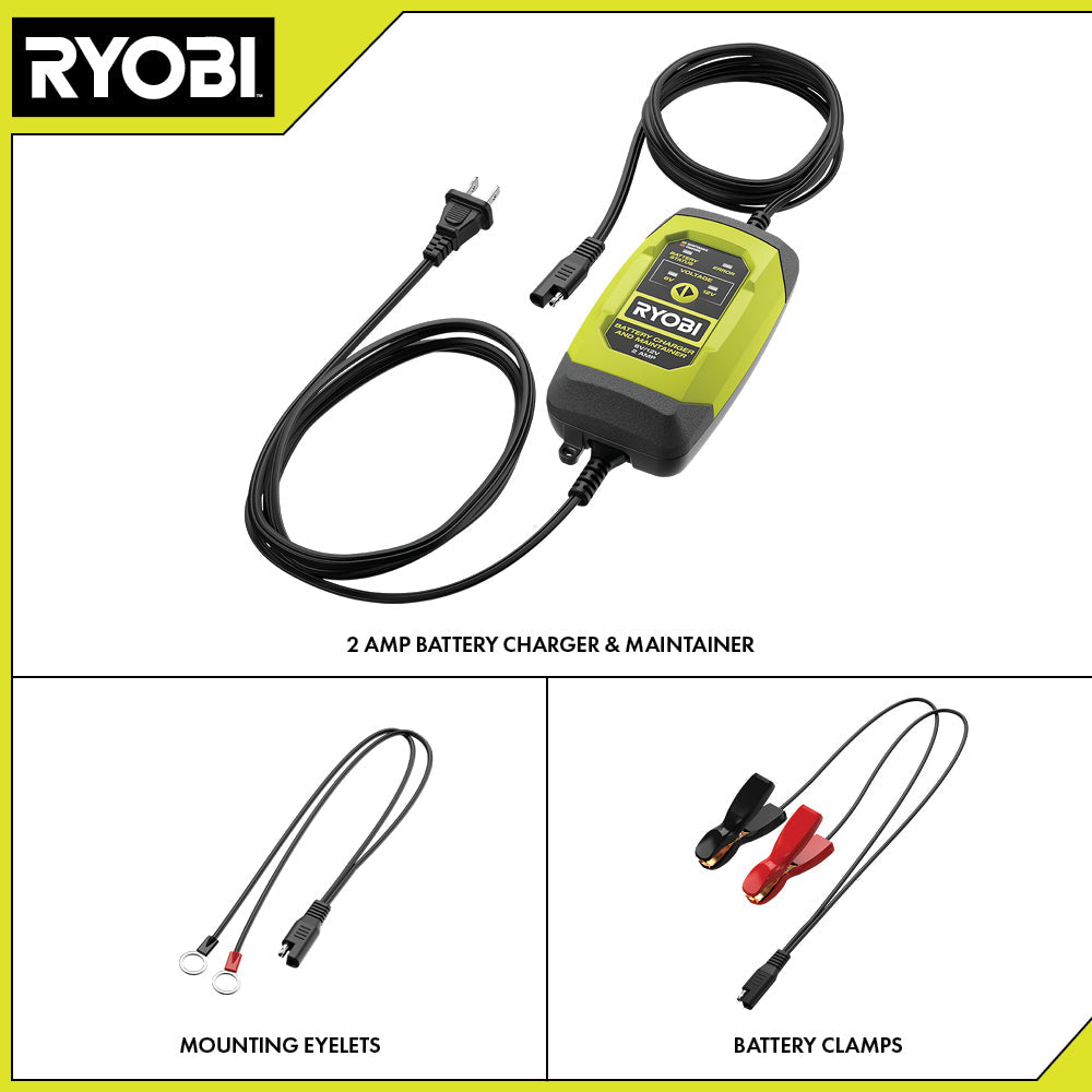 6V/12V 2 AMP BATTERY CHARGER & MAINTAINER Image 2