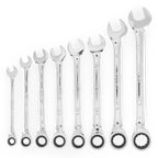 8 PC. Metric Ratcheting Combination Wrench Set  image
