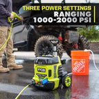 40V HP BRUSHLESS WHISPER SERIES 2000 PSI PRESSURE WASHER  Image 7