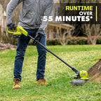 18V ONE+ 13" Cordless Battery String Trimmer/ Lawn Edger with 4.0 Ah Battery and Charger