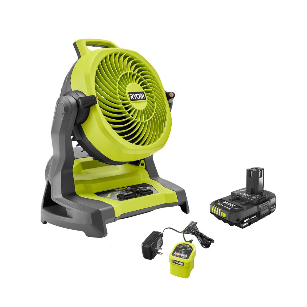 Kit de ventilateur brumisateur 18 V ONE+ WHISPER SERIES 7,5" pour seau