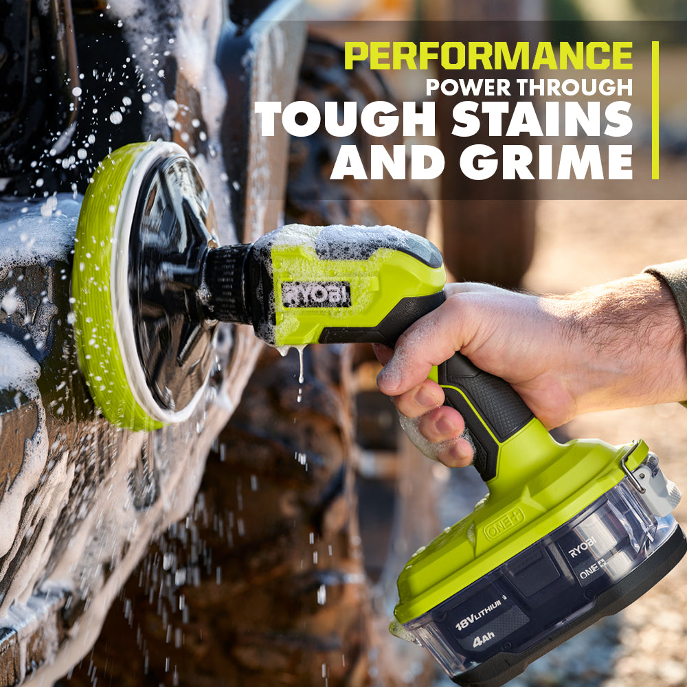 18V ONE+ VORTEX POWER SCRUBBER – RYOBI Tools Canada