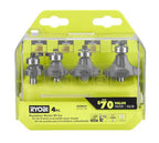 4PC ROUNDOVER ROUTER BIT SET Image 3